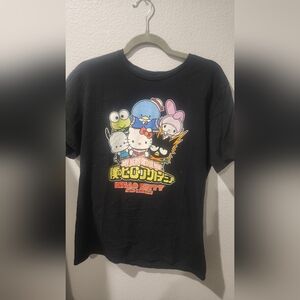 Hello Kitty Black Graphic Tee